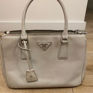 White Prada bag!